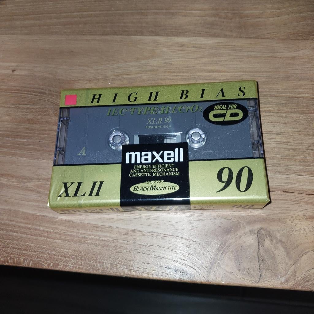 Maxell XLII 90 tape cassette band . Meerdere aanwezig., Overige genres, 1 bandje, Ophalen of Verzenden, Nieuw in verpakking