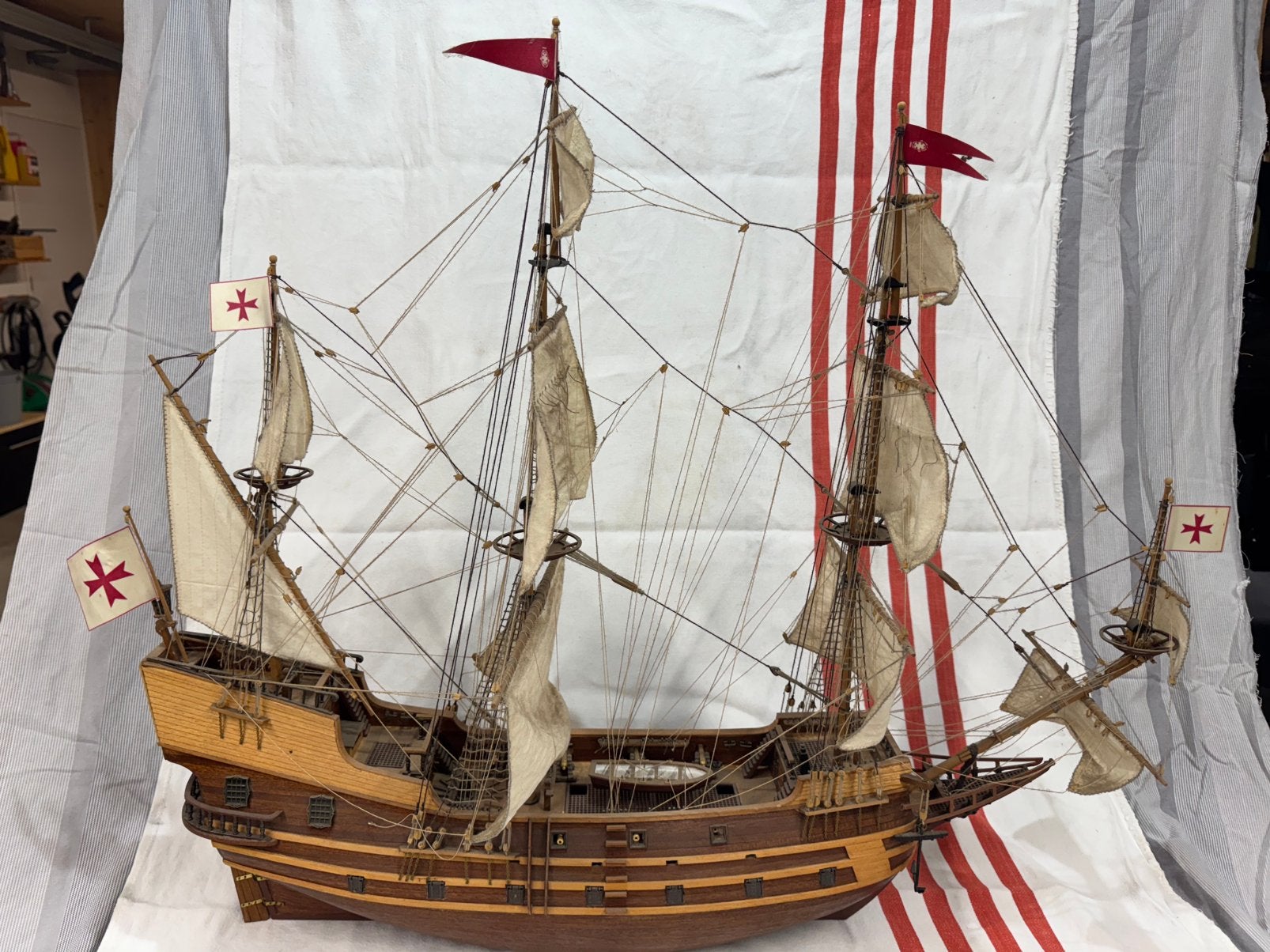 Santa maria van Columbus, Ophalen, Gebruikt