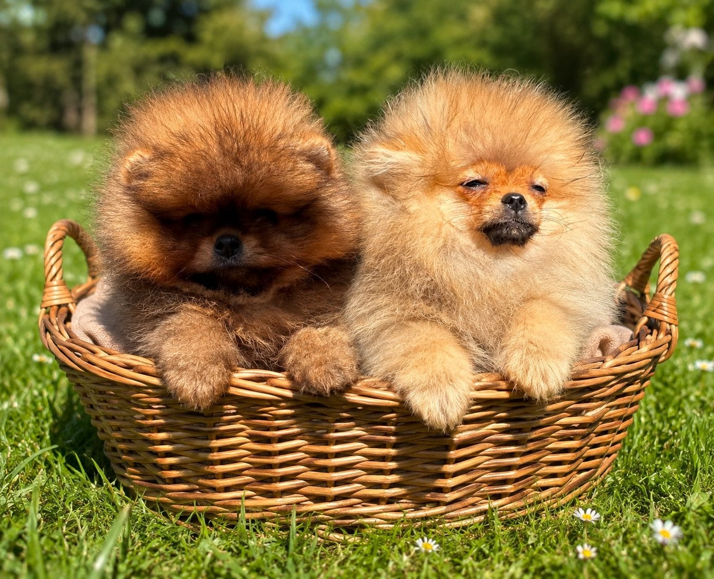 Pomeriaan pupje mini, Keeshond, 8 tot 15 weken, Parvo, Meerdere