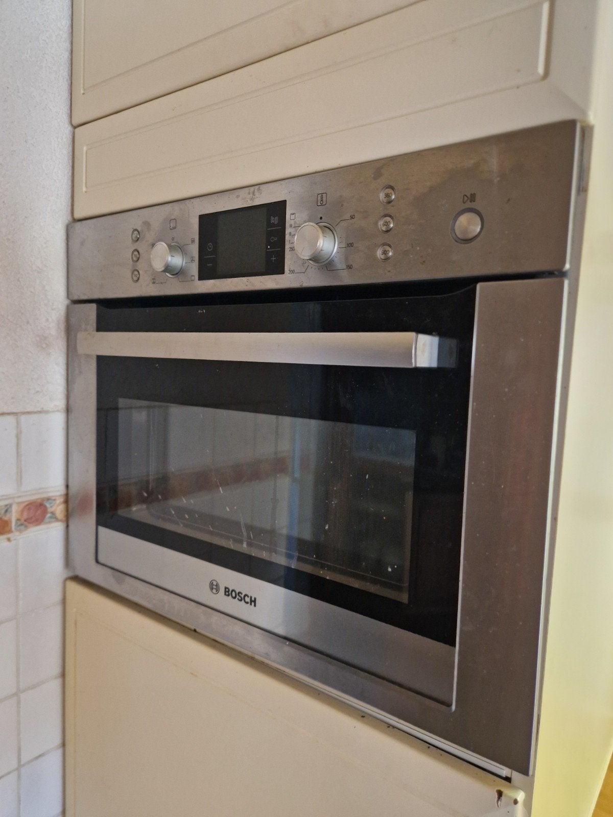 Bosch HBC84K53N Inbouw Compacte Oven, Ophalen, 45 tot 50 cm, Gebruikt, Hete lucht