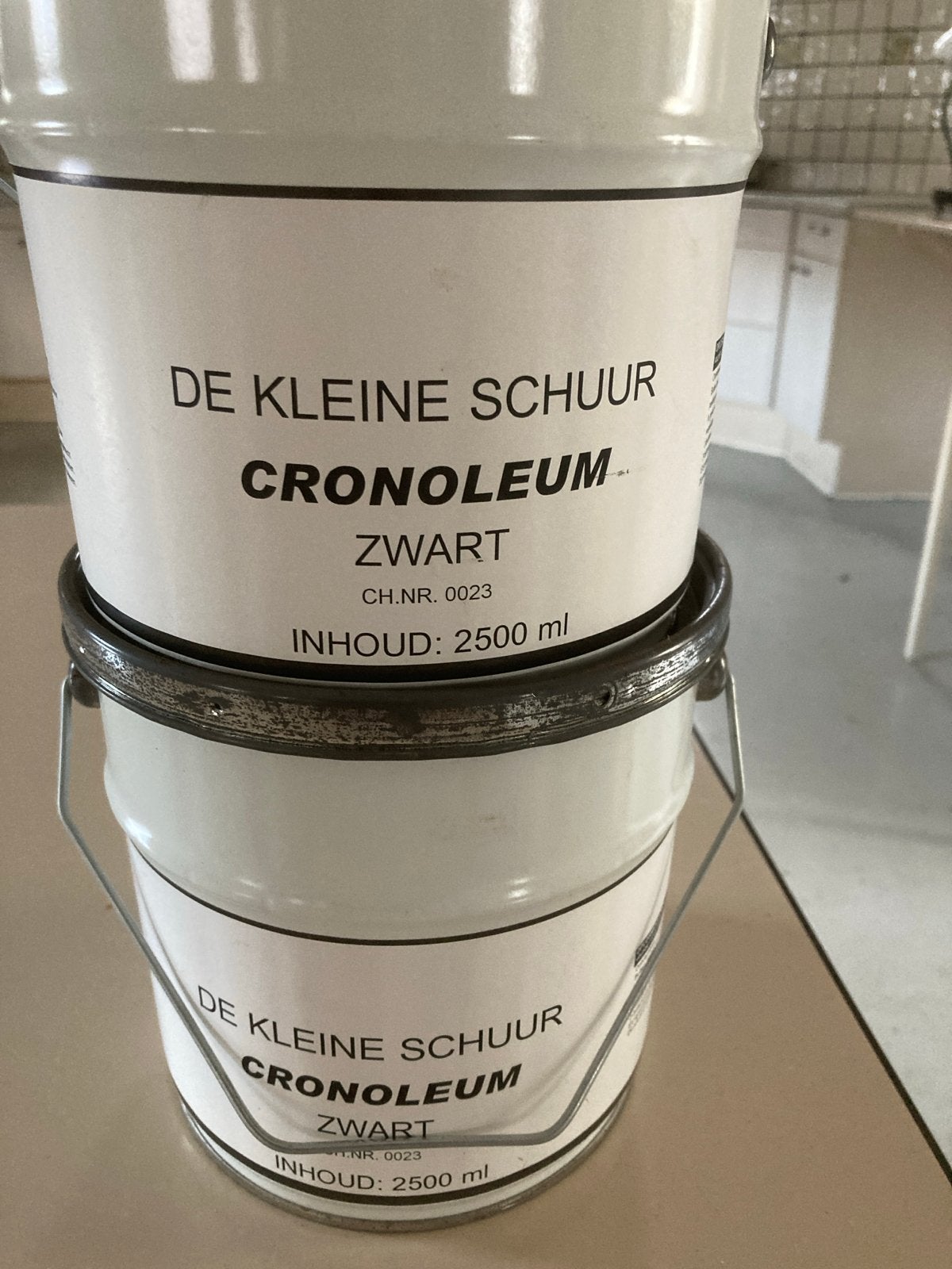 Cronoleum Zwart - 2x 2500 ml, Ophalen, 5 tot 10 liter, Zwart, Nieuw