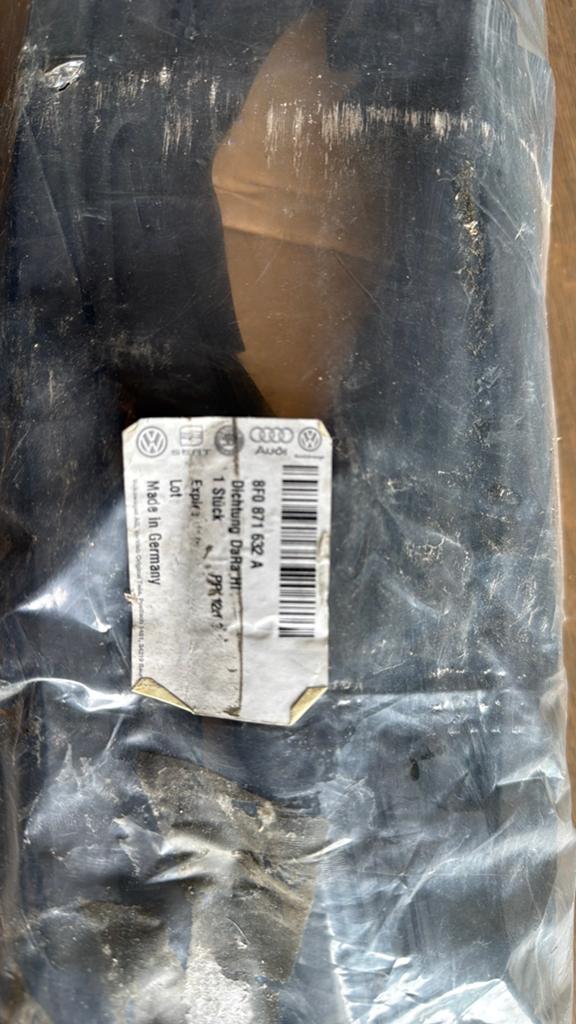Audi A5/S5 B8 rubberen afdichting voor cabriodak 8F0871632, Ophalen of Verzenden, Gebruikt, Audi