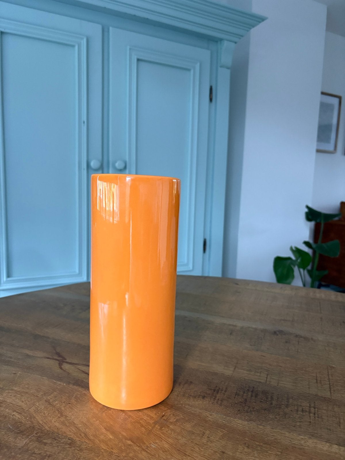 Nieuwe Zara Home Oranje Vaas, Ophalen of Verzenden, Nieuw, Oranje, Glas