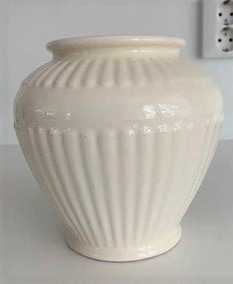 Prachtig Brocante Vaasje Crème | Landelijke Woondecoratie, Ophalen of Verzenden