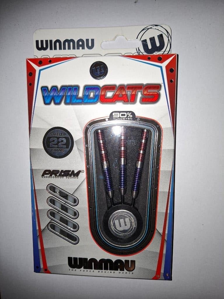 Winmau Wildcats 90% 22 Gram Steel Tip Darts, Sport en Fitness, Ophalen of Verzenden, Nieuw, Pijlen
