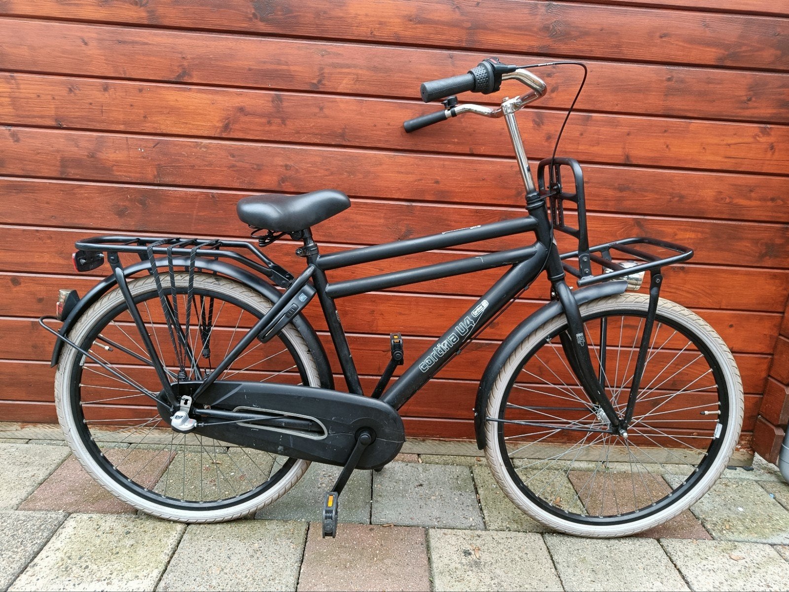 Prachtige Cortina U4 Transporter 26 inch jongens fiets 3V, Terugtraprem, Cortina U4 transportfiets, Versnellingen, Zo goed als nieuw