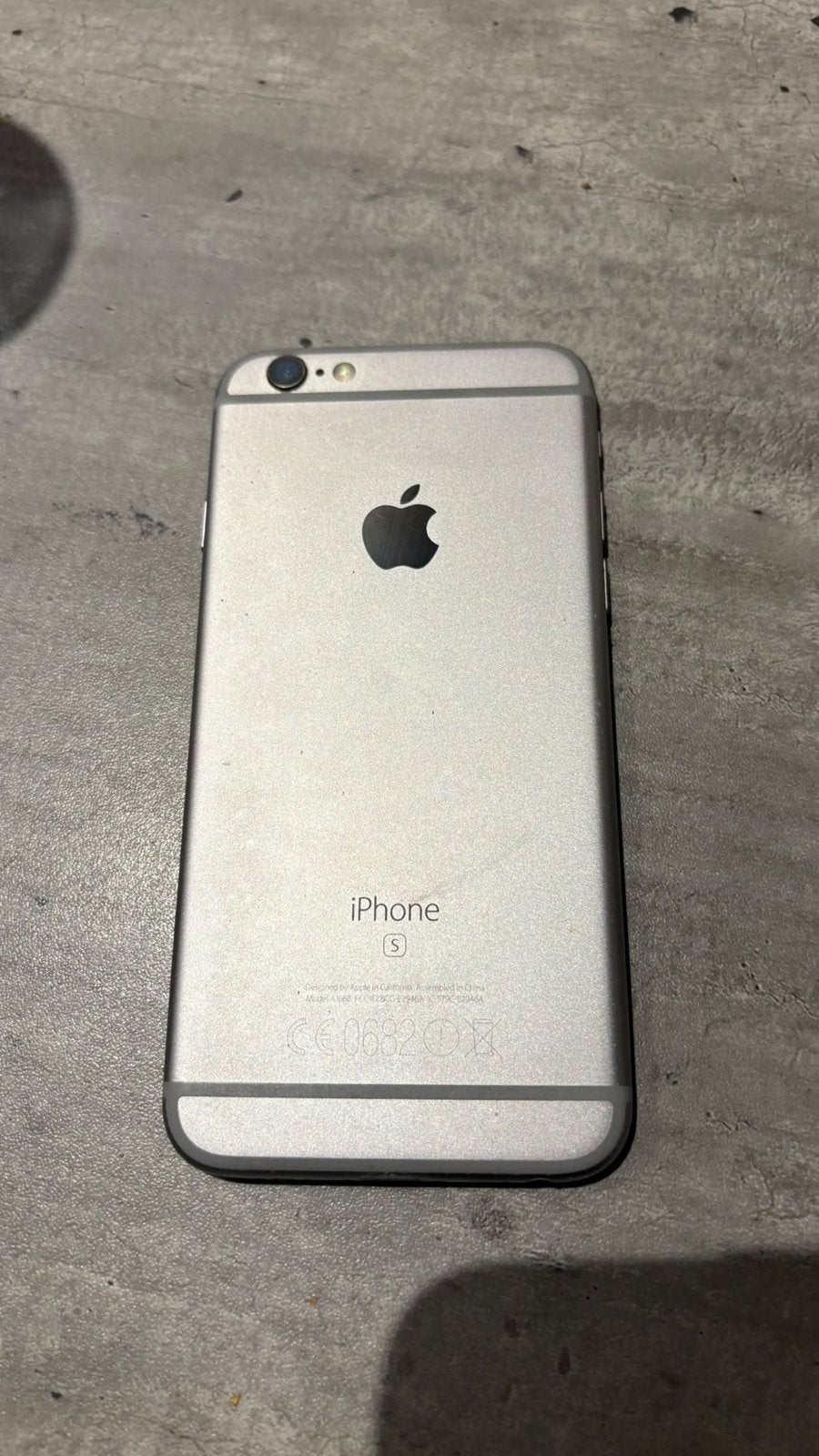 Apple iPhone 6S 16GB - Gebarsten scherm, Ophalen, Gebruikt, 16 GB, Zwart