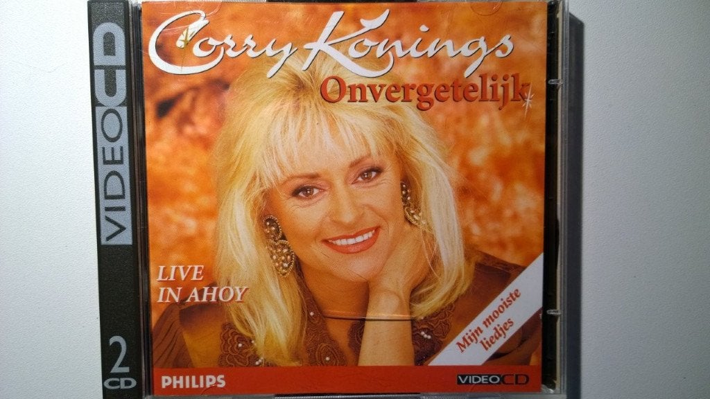 Corry Konings - Onvergetelijk Live In Ahoy (Video CD), Ophalen of Verzenden, Zo goed als nieuw, Pop, Album