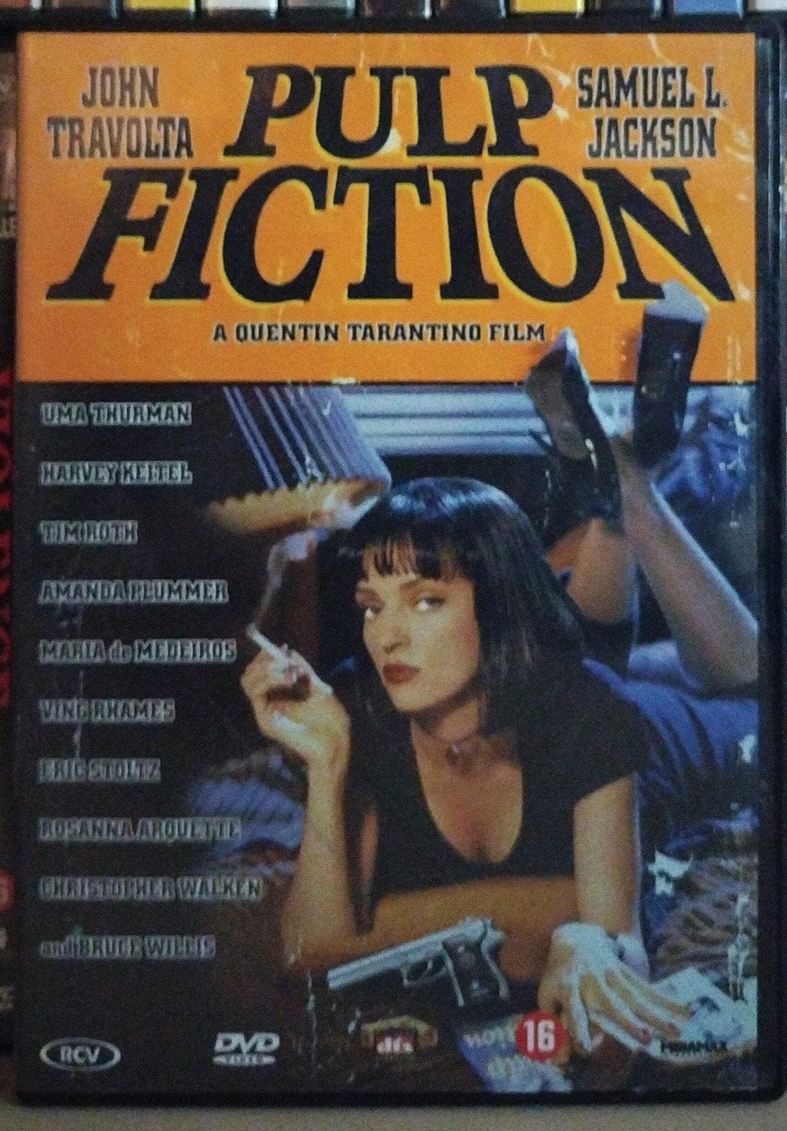 Pulp Fiction (DVD) - Quentin Tarantino Klassieker, Vanaf 16 jaar, Nederlands, Actiethriller, Ophalen of Verzenden