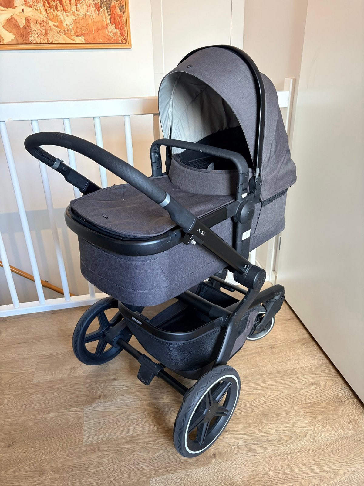 Kinderwagen Joolz Day+ Awesome Anthracite incl. accesoires, Kinderen en Baby's, Kinderwagens en Combinaties, Ophalen, Gebruikt