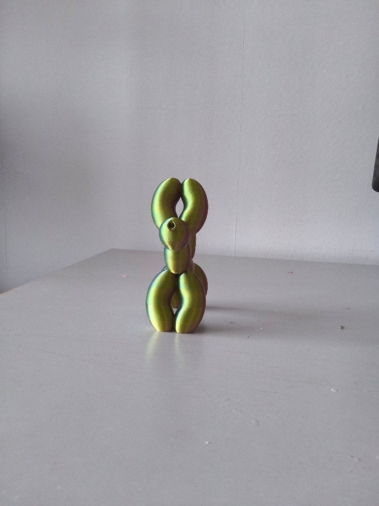 3D geprinte ballonhond limoen, Ophalen of Verzenden, Nieuw