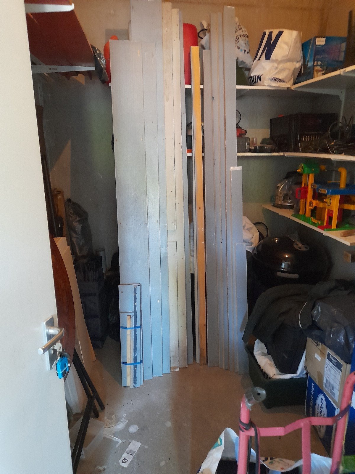 steigerhout, Ophalen, Gebruikt, 25 tot 50 mm, 200 tot 250 cm
