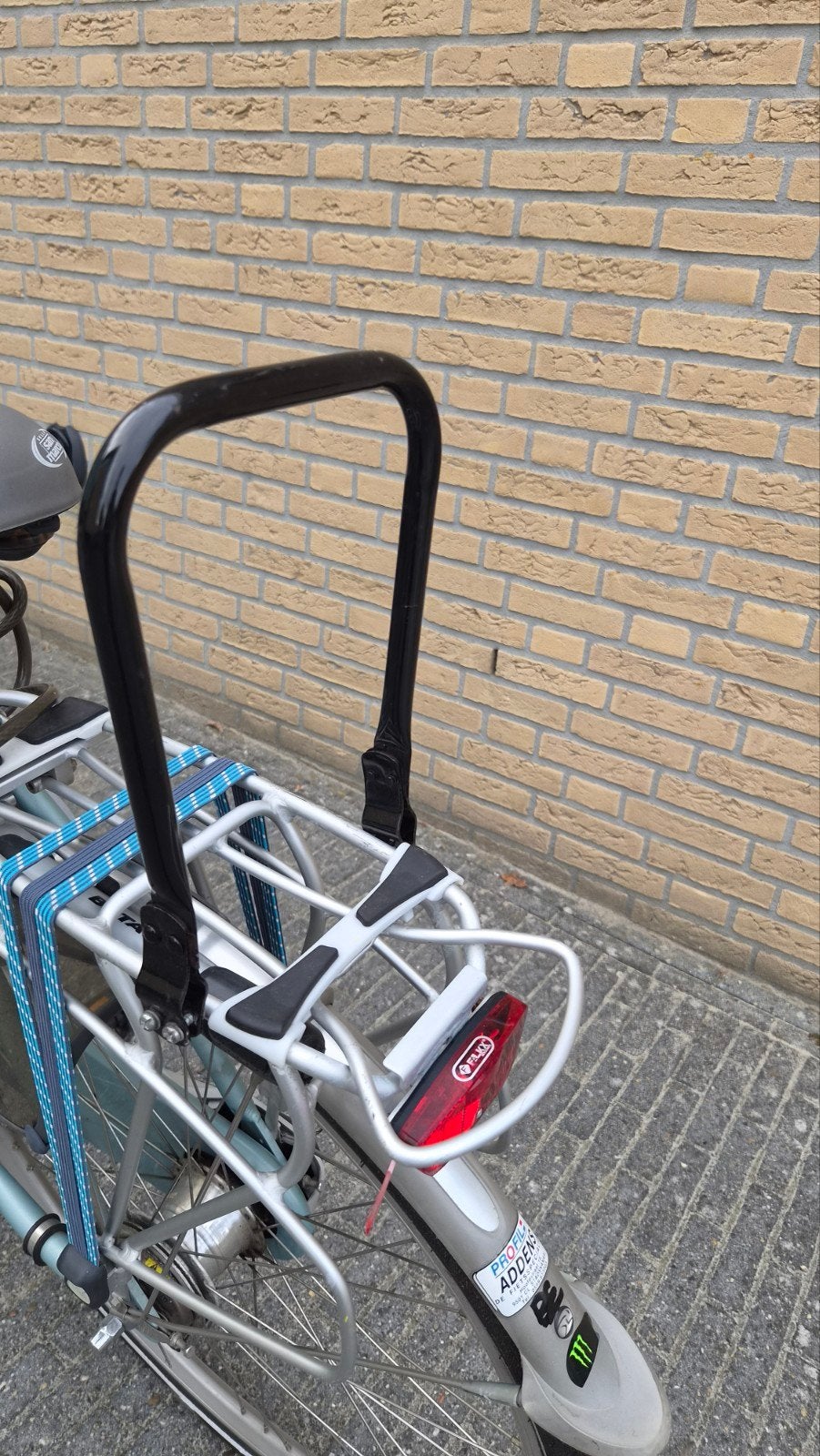 Kinder rugsteun voor fiets - Zie foto's, Ophalen, Gebruikt