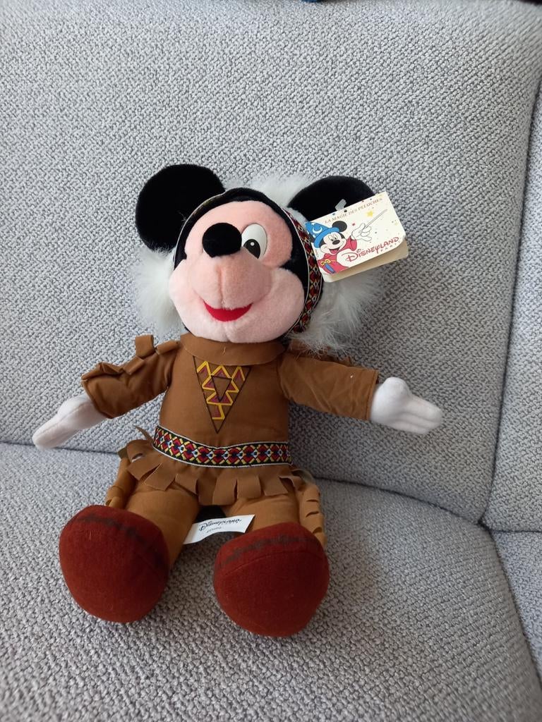 Mickey Mouse knuffel uit Disneyland Parijs. Jaren 90, Ophalen of Verzenden, Mickey Mouse, Zo goed als nieuw, Knuffel
