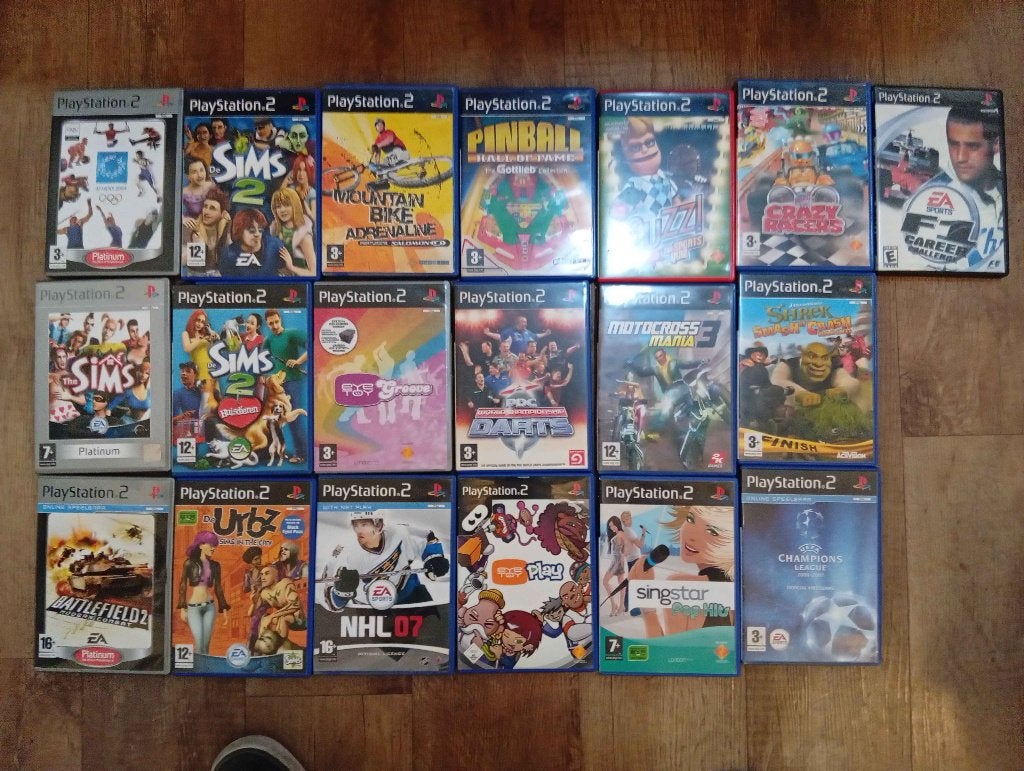 20 PlayStation 2 Game Bundle, Ophalen of Verzenden, Gebruikt, Zonder controller