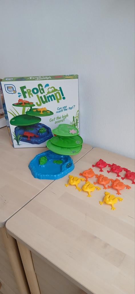 Frog jump spelletje, Drie of vier spelers, Ophalen of Verzenden, Zo goed als nieuw, Games hub