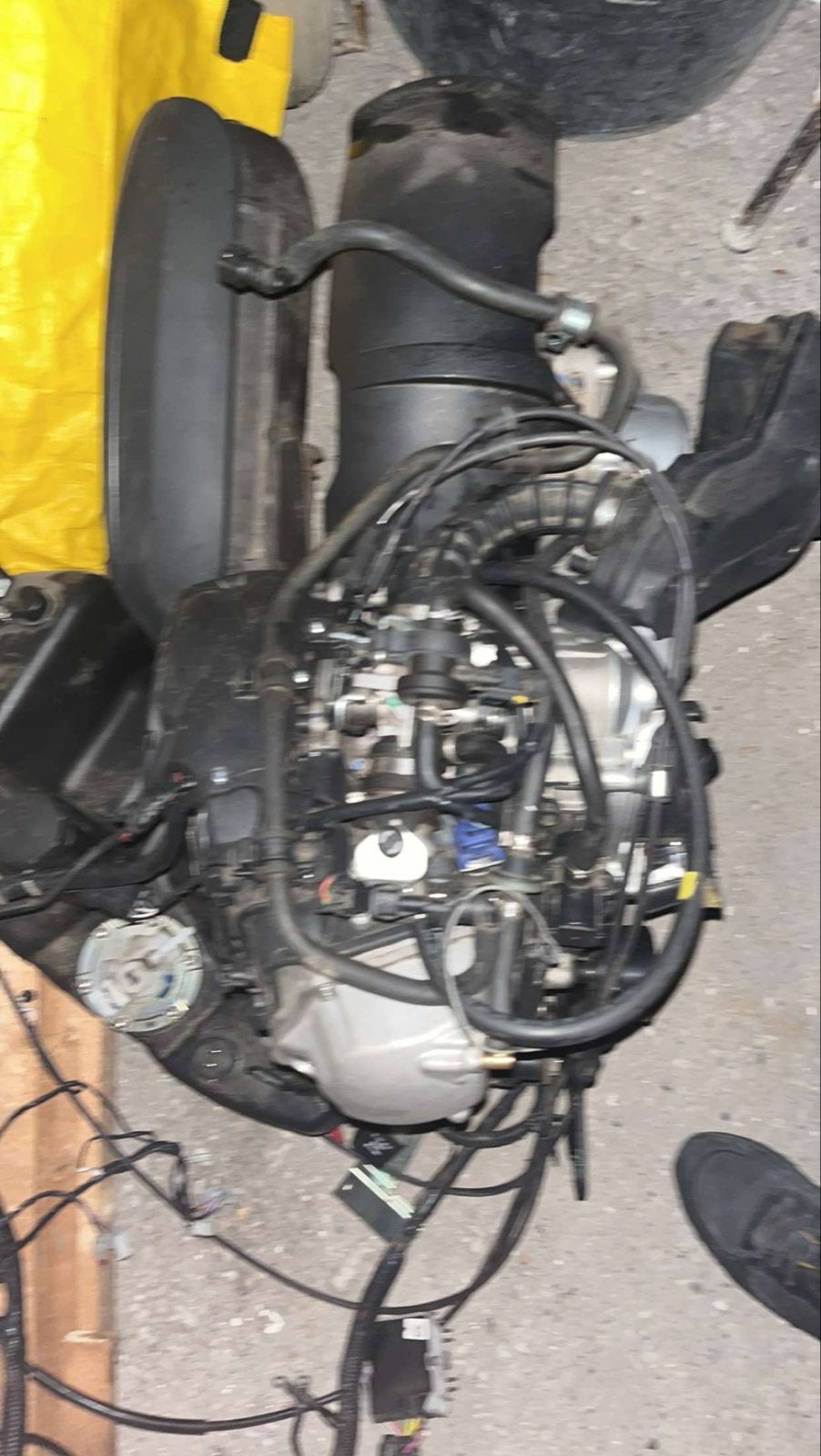 Piaggio Zip 4-takt motorblok, Fietsen en Brommers, Brommeronderdelen | Scooters, Ophalen of Verzenden, Gebruikt, Blok, Piaggio