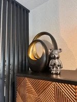 beeld beer zilver, Ophalen of Verzenden, Nieuw, Dier