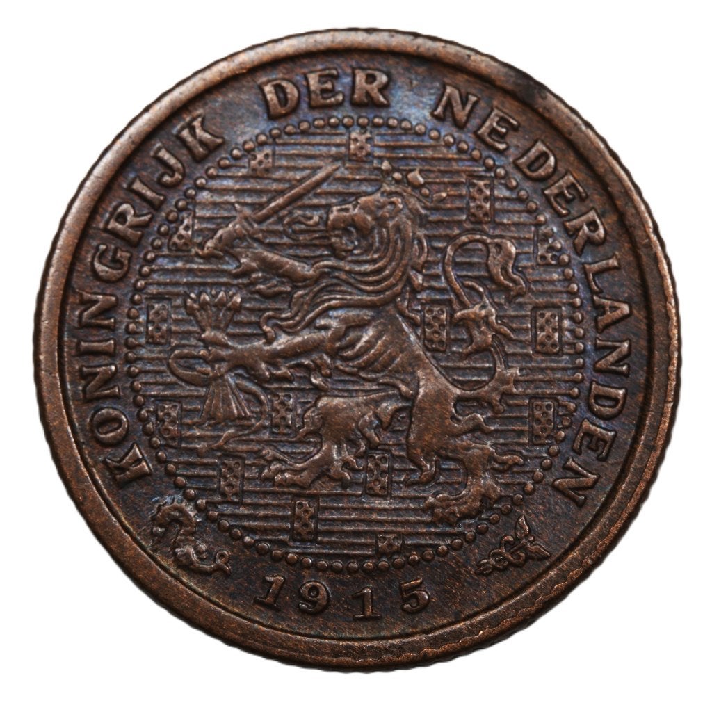 Halve cent 1915. Pr+., Ophalen of Verzenden, Koningin Wilhelmina, Overige waardes, Losse munt