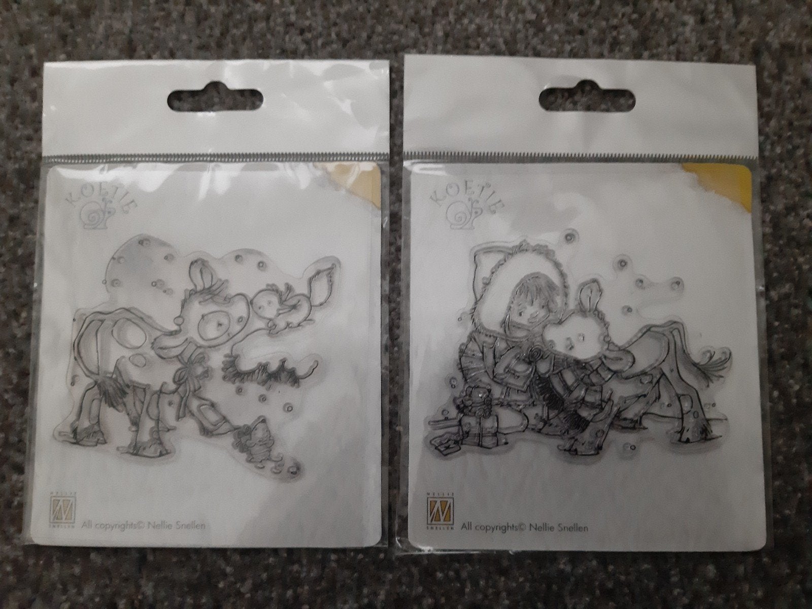 Nellie Snellen Koeties koetjes, kalfjes, Ophalen of Verzenden, Zo goed als nieuw, Clearstamp