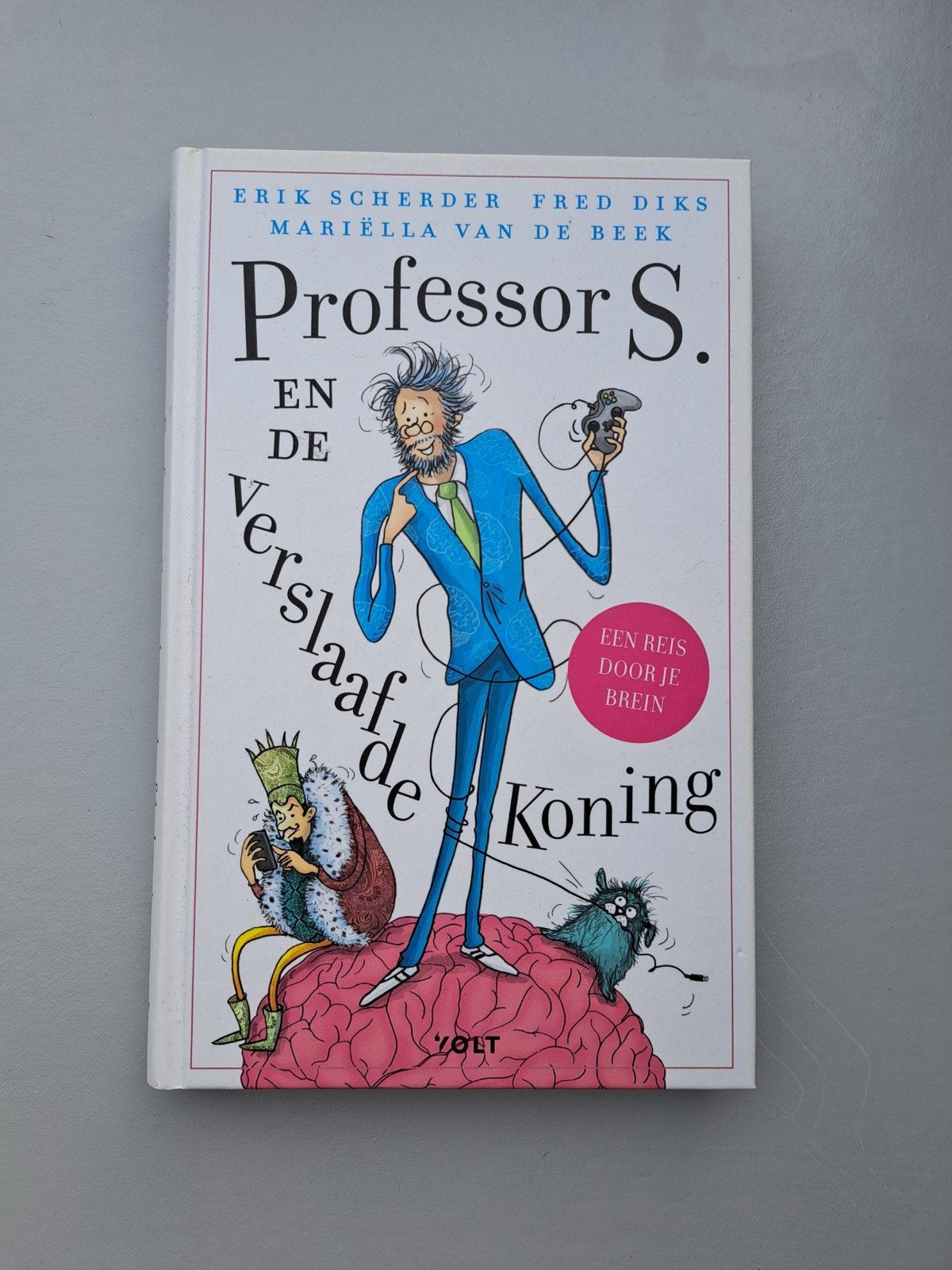 boek: Professor S. en de Verslaafde Koning - Erik Scherder, Ophalen of Verzenden, Zo goed als nieuw