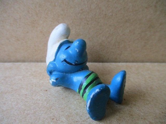 adv10791 smurfen poppetje 16, Ophalen, Smurfen, Gebruikt, Beeldje of Figuurtje