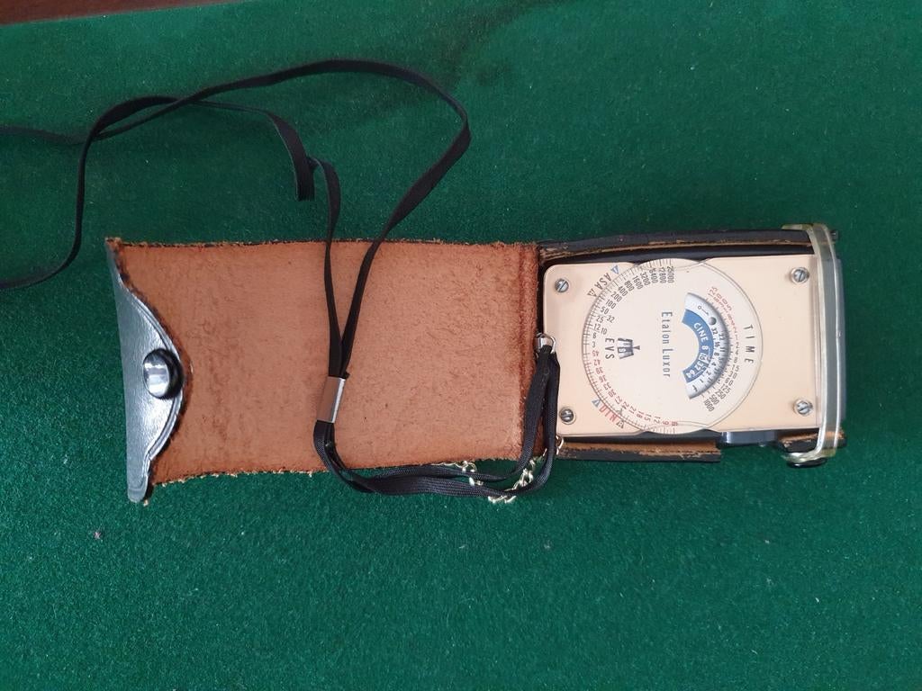 Vintage Etalon Luxor belichtingsmeter jaren '50, Ophalen of Verzenden, Gebruikt