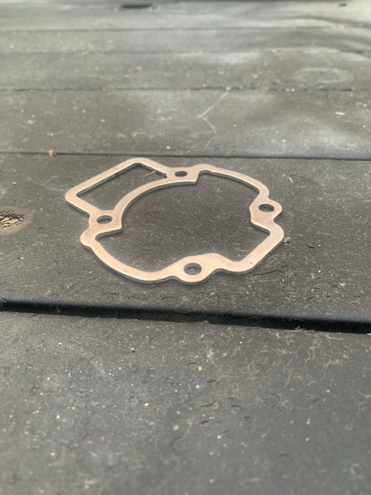 Piaggio 50/70cc aluminium ophoogplaat - zeldzaam!, Ophalen, Gebruikt, Overige typen, Piaggio