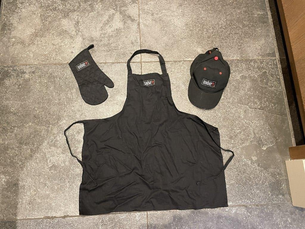 Keukenset Weber keukenschort kind, Ophalen, Zo goed als nieuw, Speelkeuken-accessoire
