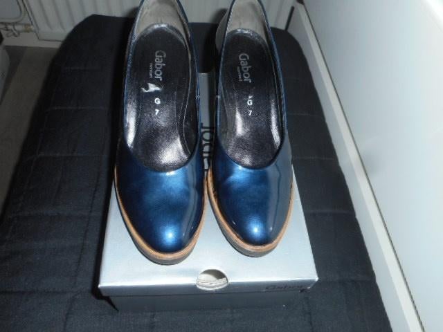 Gabor blauwe lak pumps, Ophalen, Pumps, Blauw, Gabor