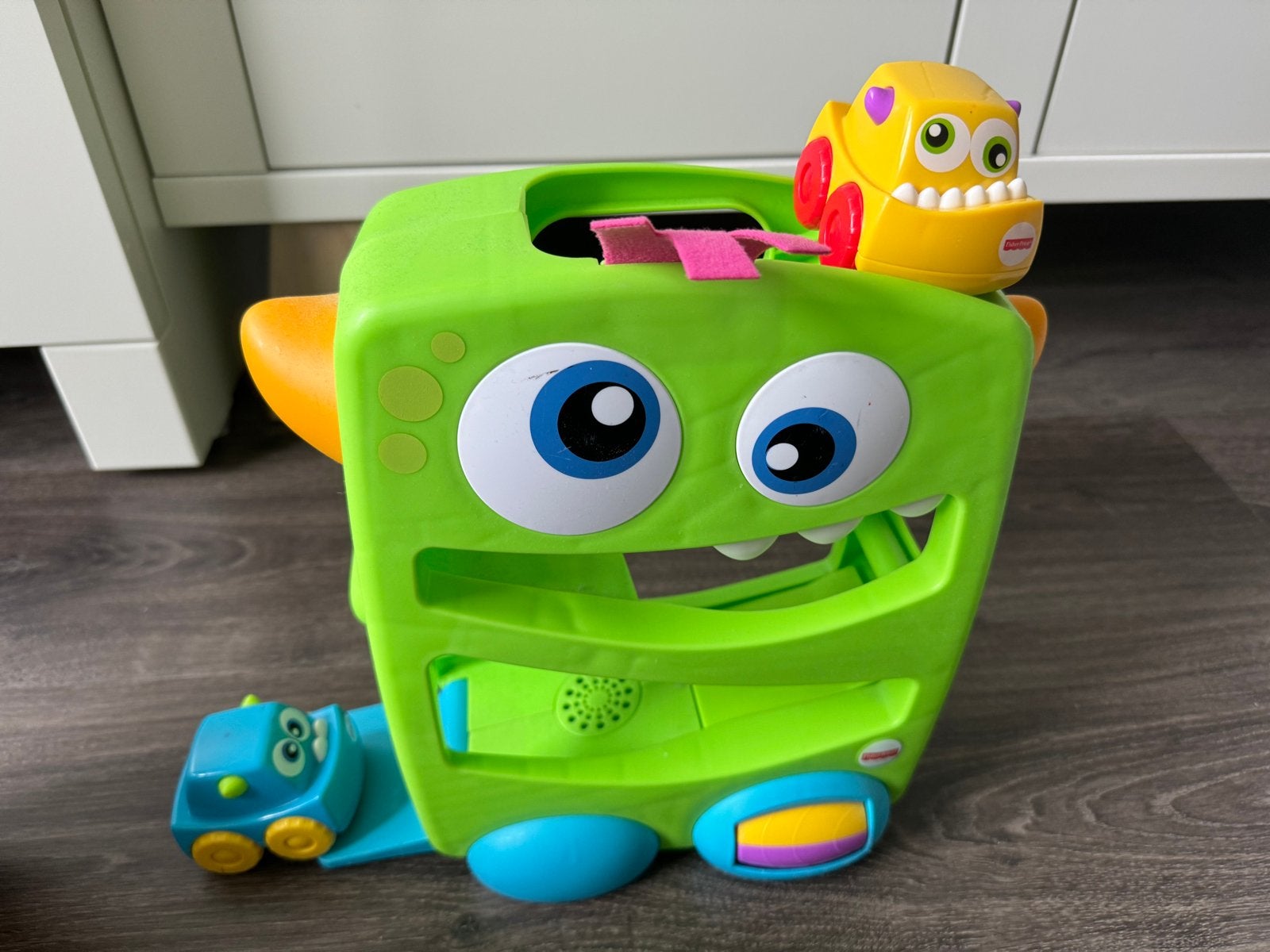 Fisher-Price Monster Auto Speelset met 2 Auto's, Verzenden, Gebruikt, Speelset