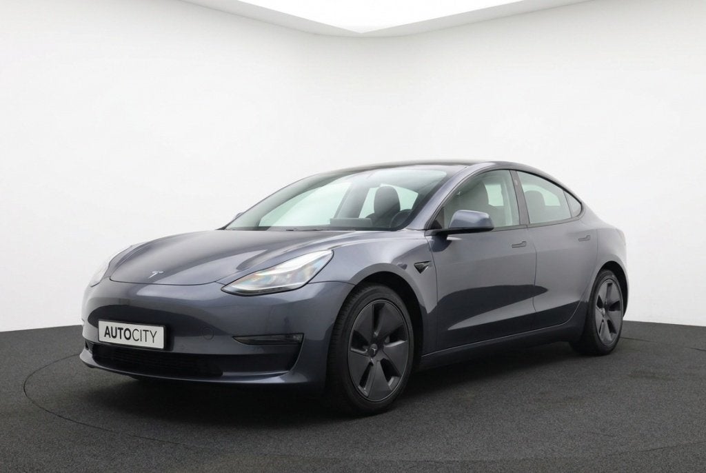 Tesla Model 3 Standard Range Plus RWD 60 kWh 92% SOH AMD Ryz, Auto's, Automaat, Gebruikt, Verwarmde buitenspiegels, Leder