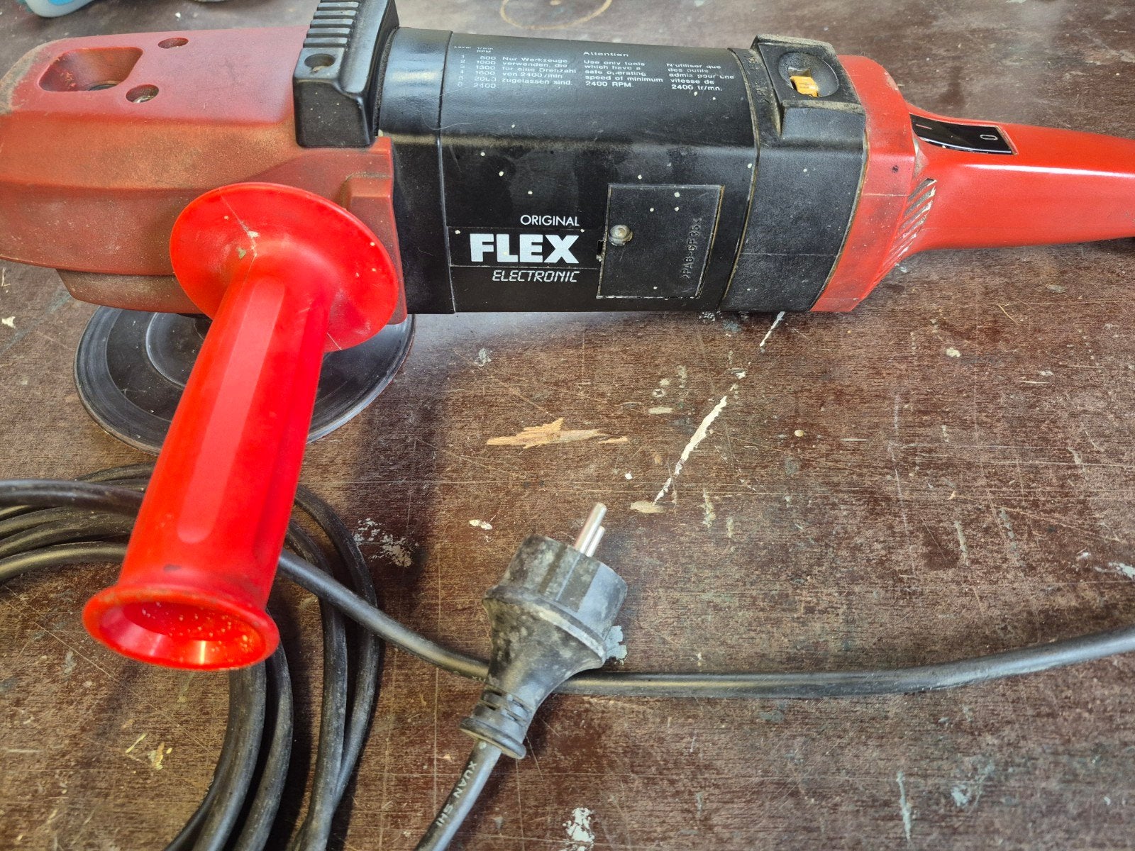 FLEX LK 602 VR polijstmachine., Verzenden, Gebruikt