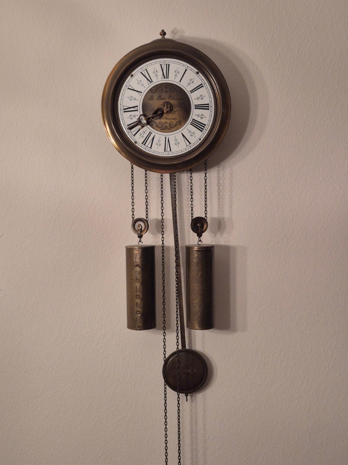 Antieke wandklok met gewichten - Klassiek design, Ophalen