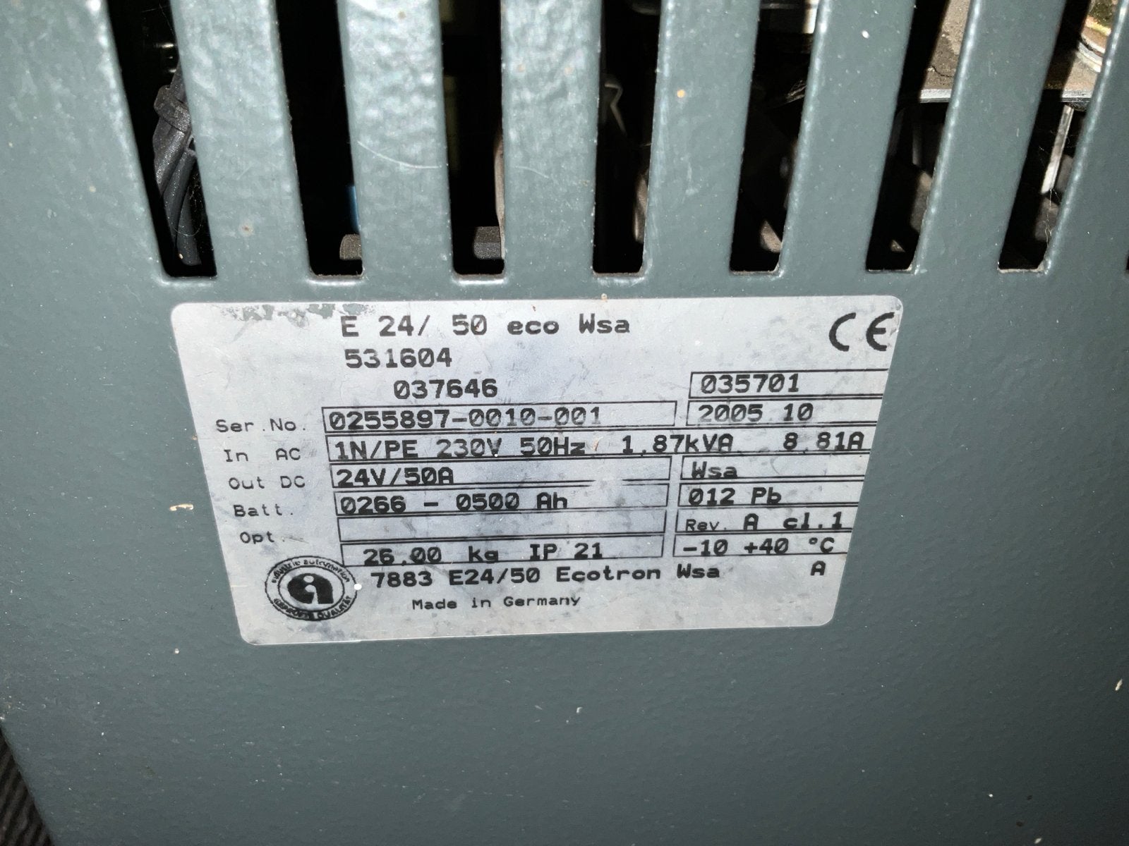 Still Ecotron 24V 50A - acculader, Ophalen