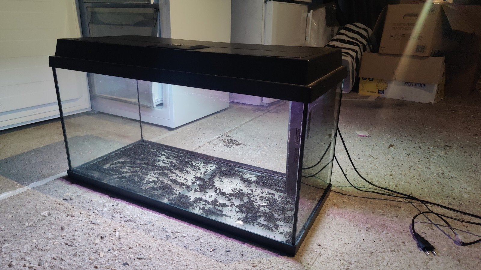 Juwel Aquarium - 36x45x81 cm Zwart, Dieren en Toebehoren, Ophalen, Inclusief deksel, Gebruikt, Juwel