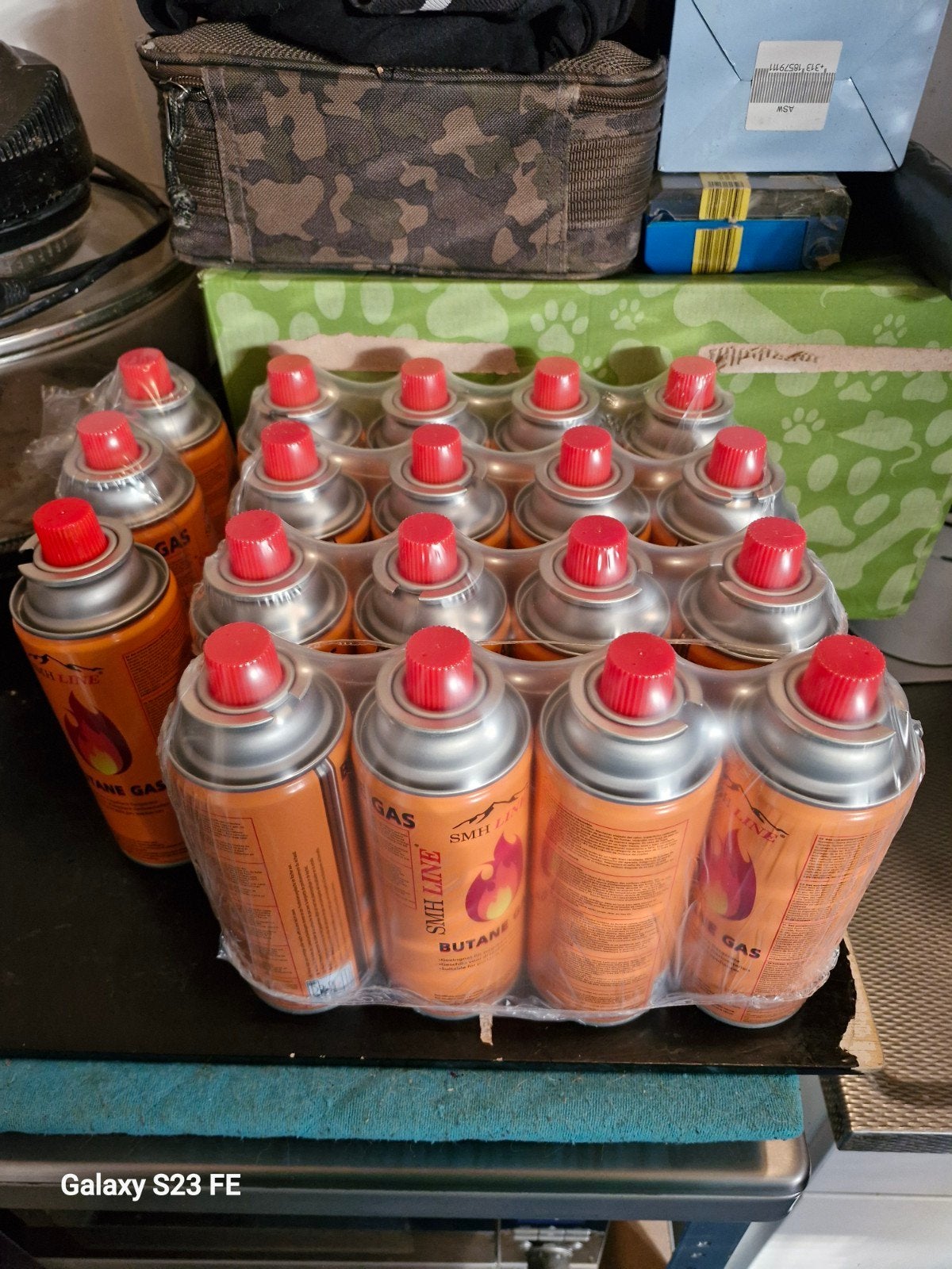 nieuw SMH LINE Butaan Gasflessen 227g - Gas Cartridge - Gas, Ophalen, Nieuw