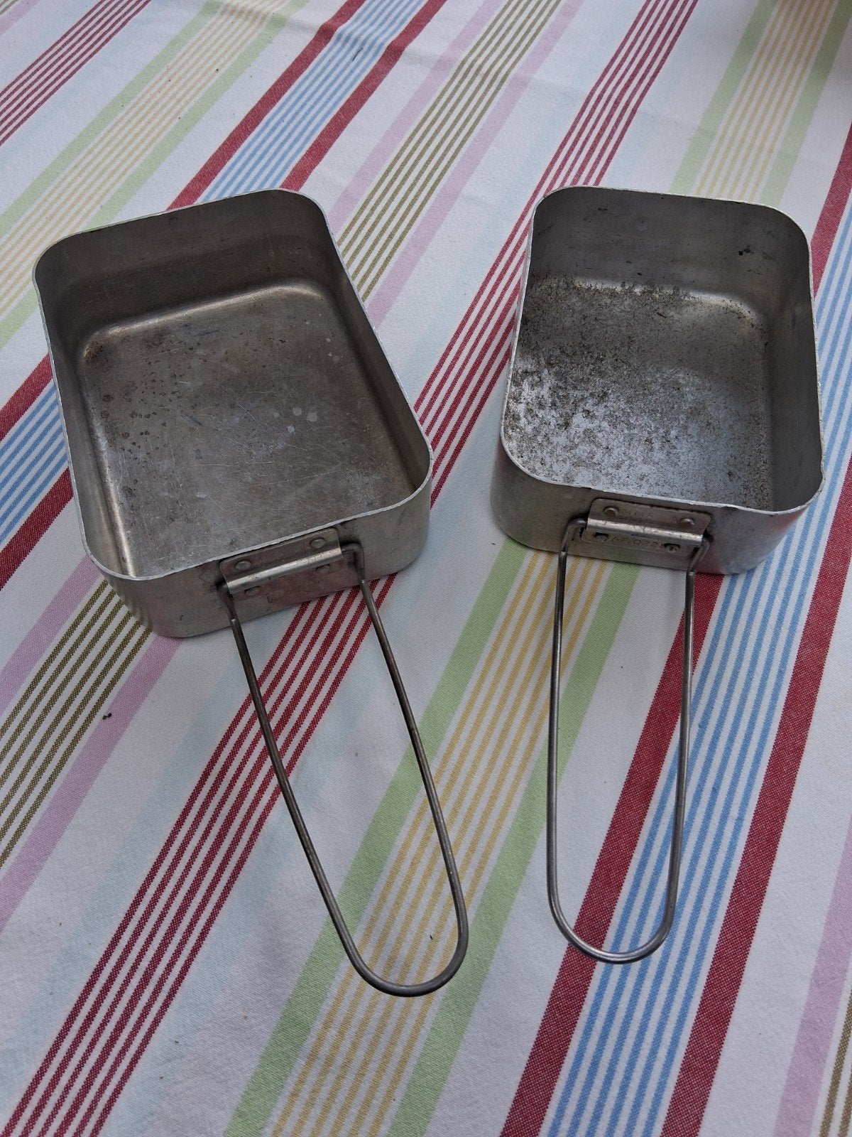 Vintage MMS 1945 Aluminium Mess Tin Set - Militair, Verzamelen, Ophalen of Verzenden