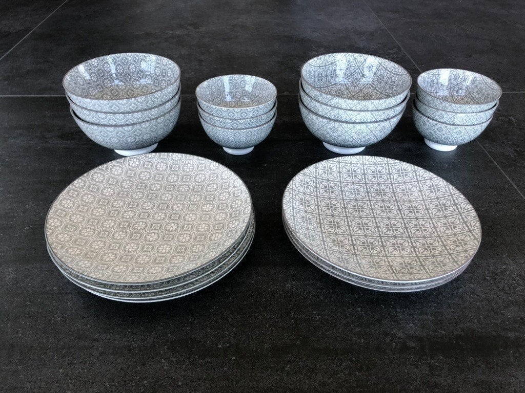 IKAT by Xenos servies, Huis en Inrichting, Gebruikt, Overige merken, Ophalen of Verzenden, Overige stijlen