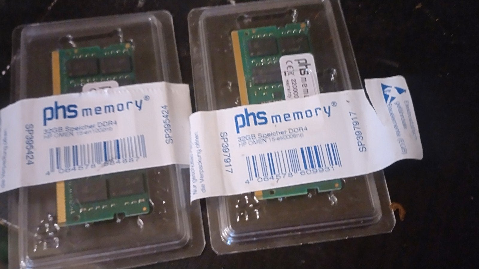 So dimm 2x32gb zgan geheugen bankjes voor hp omen 15, 32 GB, DDR4, Ophalen of Verzenden, Zo goed als nieuw