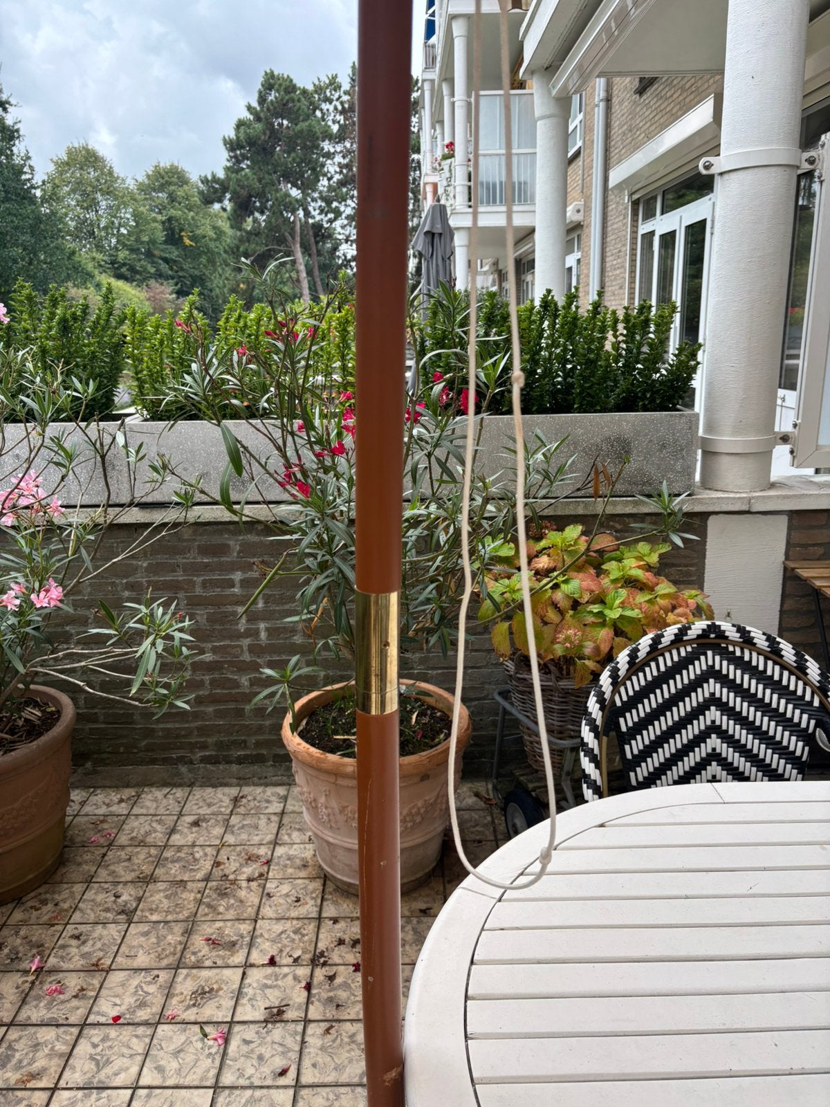 Parasol, Tuin en Terras, Ophalen, Gebruikt, 2 tot 3 meter, Stokparasol