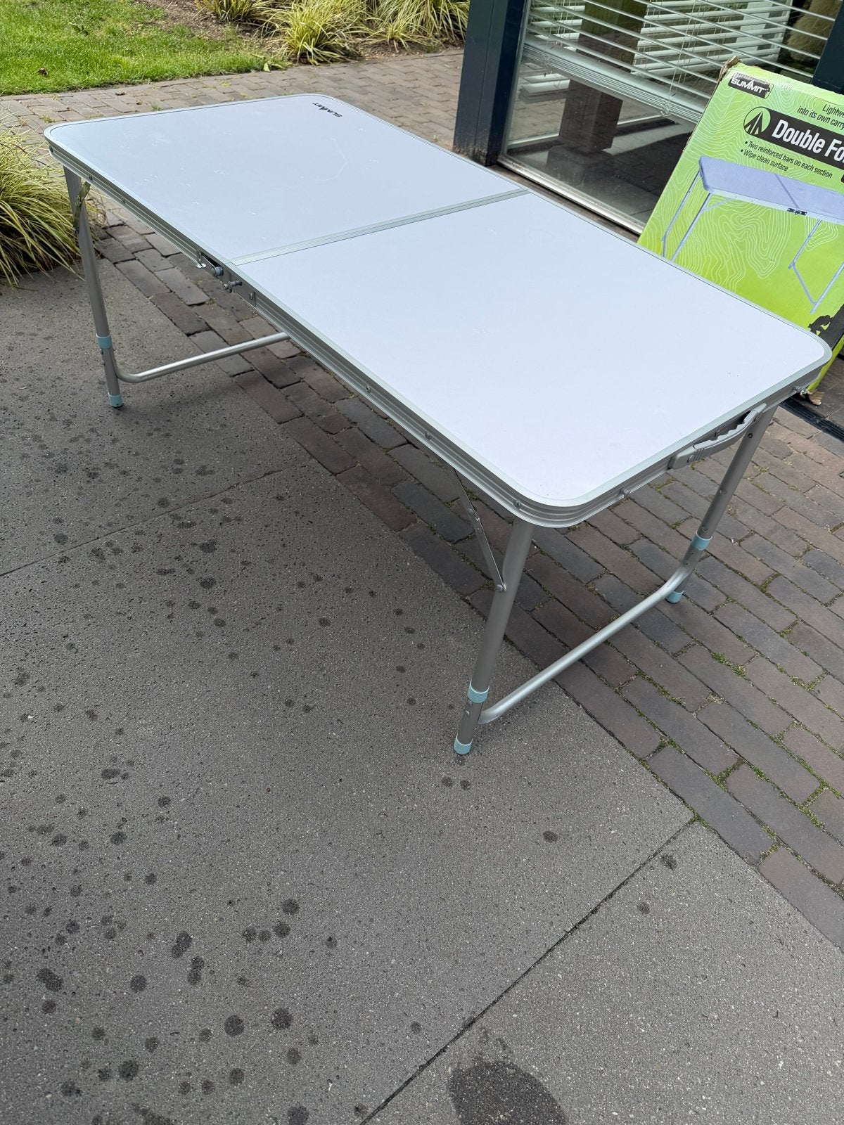 Summit inklapbare campingtafel 120x60 cm, Ophalen, Zo goed als nieuw, Campingtafel