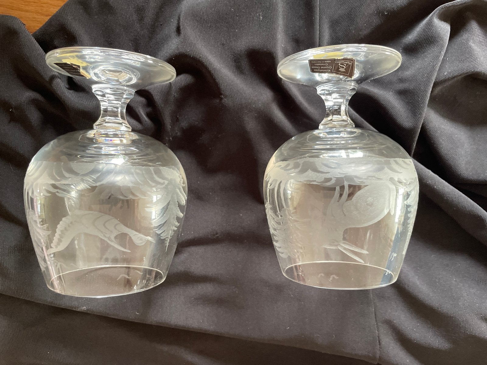 Spiegelau Hubertus Haas & Vliegende Fazant Cognac Glazen, Antiek en Kunst, Ophalen of Verzenden