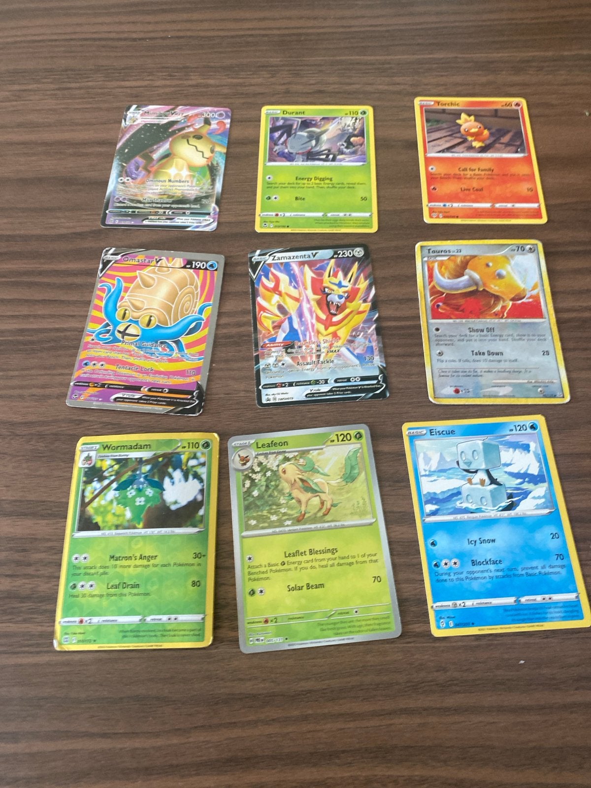 Diverse Pokémon Kaarten Collectie - 9 Stuks, Ophalen of Verzenden, Gebruikt, Meerdere kaarten