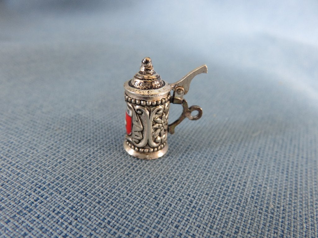 Bierpul in miniatuur in zilver - Zwitserland, Ophalen of Verzenden, Zilver