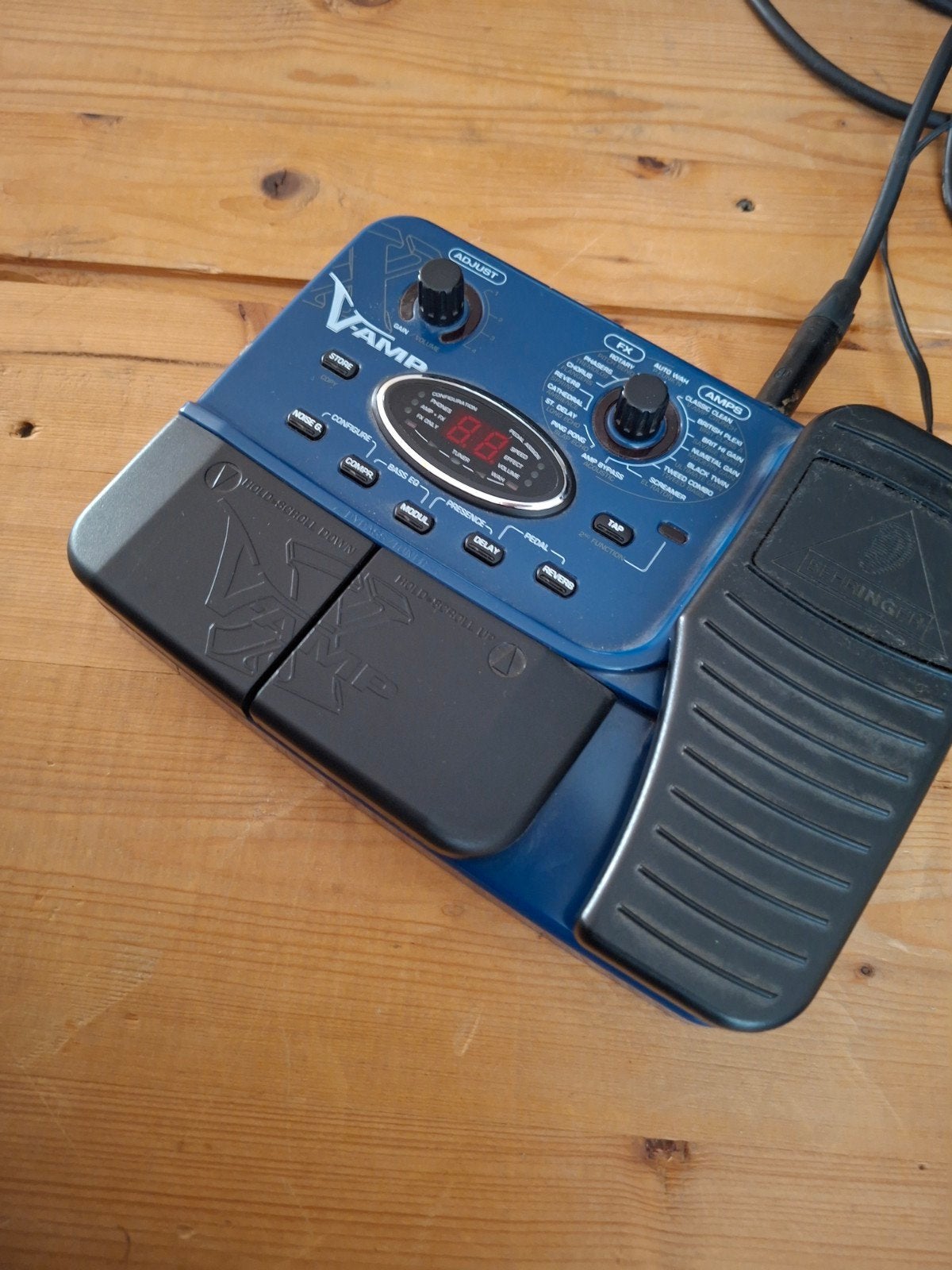 Vamp-X Multi-effectpedaal voor gitaar met Wah-wah, Muziek en Instrumenten, Ophalen of Verzenden, Gebruikt, Wah Wah