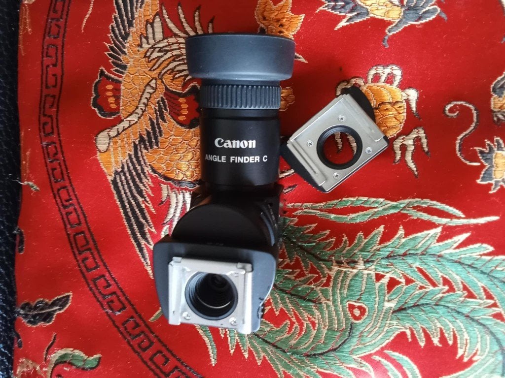Canon Angle Finder C Hoekzoeker+Adapter in Original Case, Canon, Gebruikt, Ophalen of Verzenden, Canon