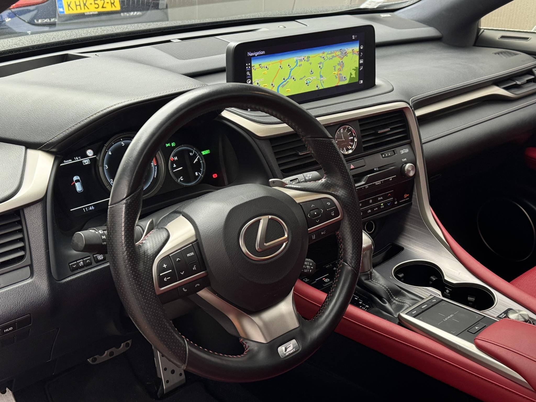 Lexus RX 450h AWD F Sport Premium Full Option Facelift, Auto's, Automaat, Gebruikt, Euro 6, Leder