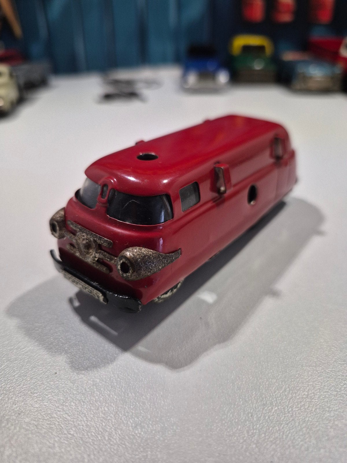 Schuco Varianto 3047 Bus - Made in Western Germany, Antiek en Kunst, Ophalen of Verzenden
