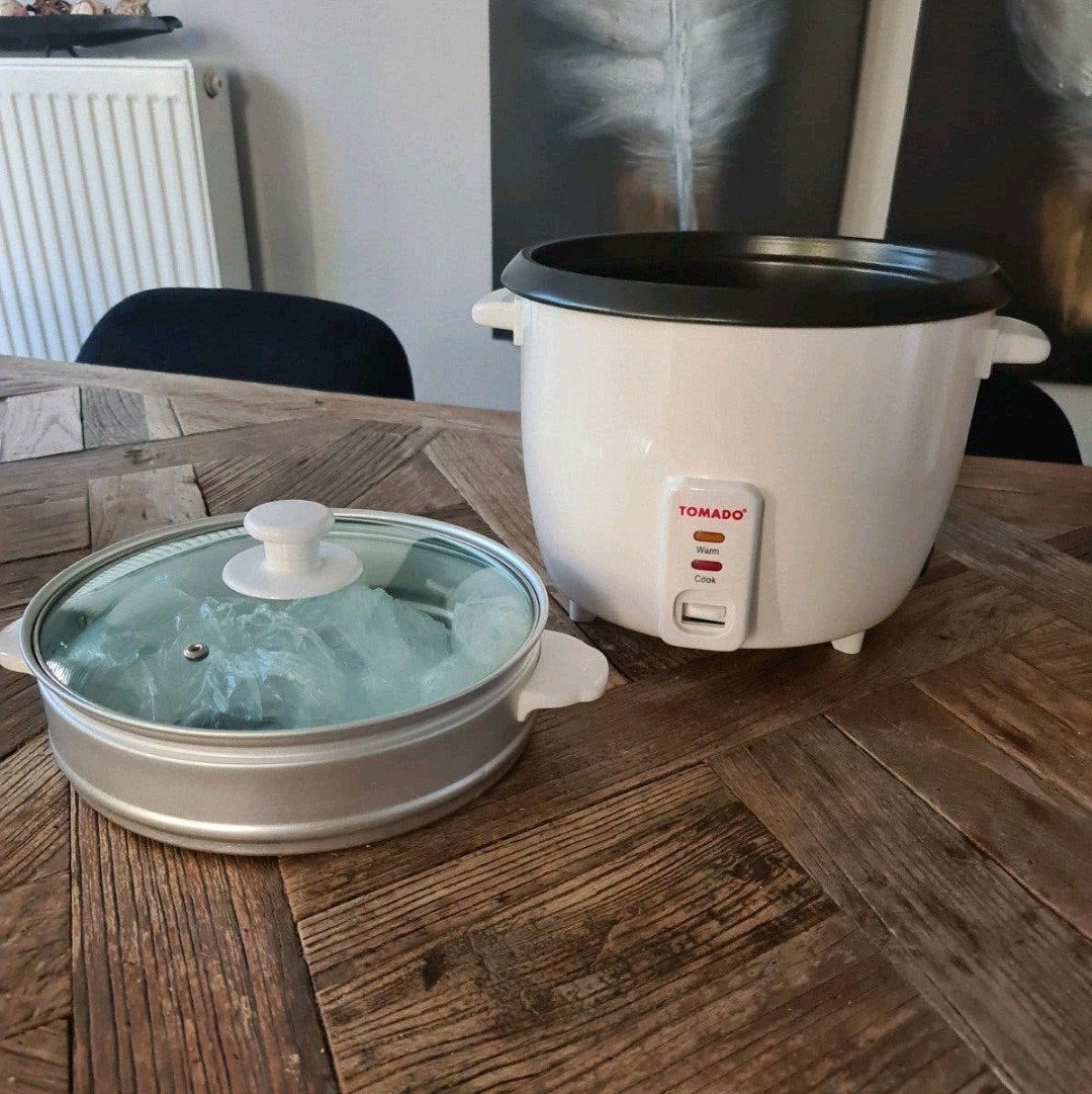 Tomado rijstkoker met stoomfunctie nieuw, Ophalen of Verzenden, Nieuw